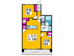 CITY　SPIRE難波グレイスの物件間取画像